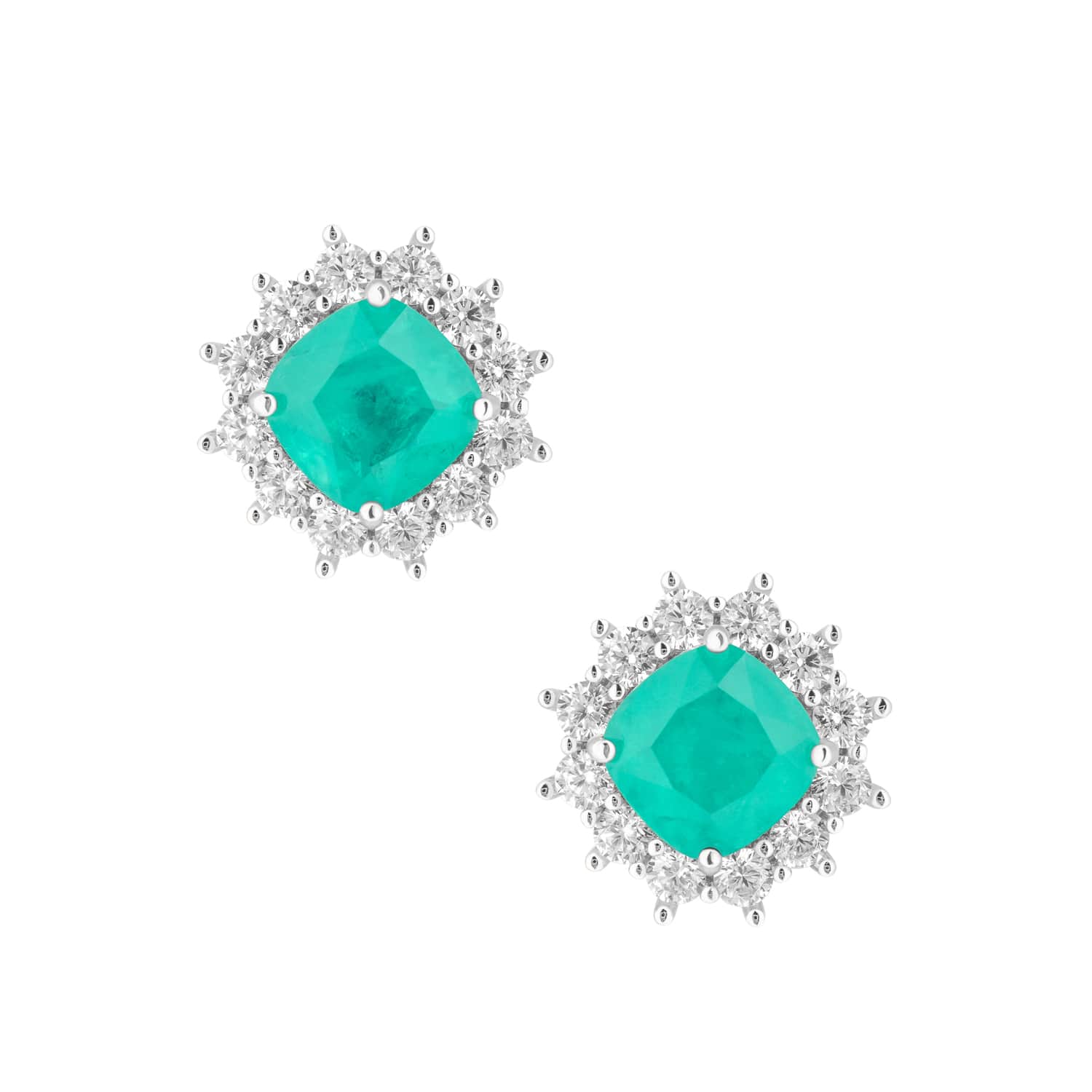 Cosmic Aquamarine Studs